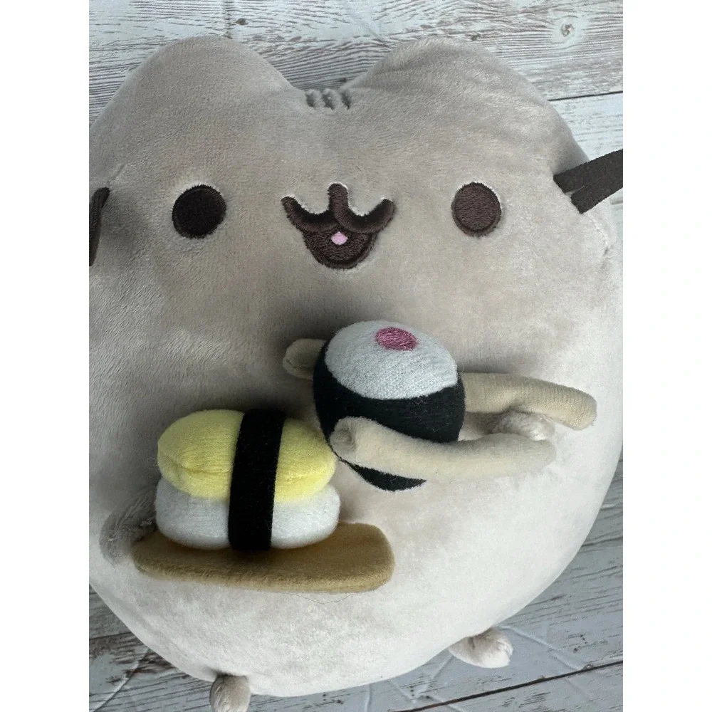 GUND Pusheen Plush Snackables Sushi Chopsticks Stuffed Animal Cat, 9.5